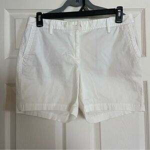 Talbots Relaxed Chino Shorts White 10P New With Tag